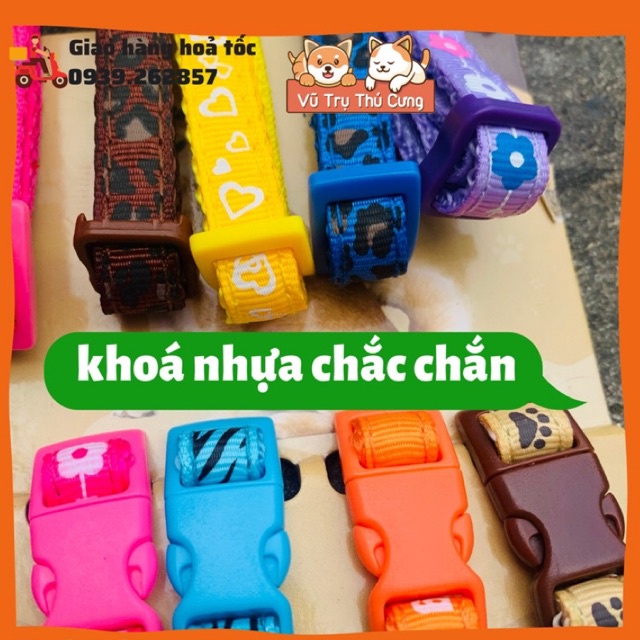Vòng cổ cho thú cưng chó mèo giá rẻ