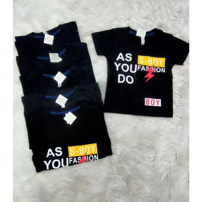 Áo thun cotton 4 chiều cho bé size nhí