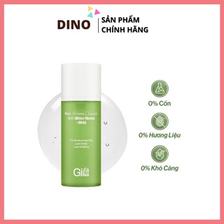 Sữa rửa mặt Khổ qua và Vegan BHA Gilaa Plant Serum Cleanser giúp làm sạch da và giảm mụn (160g)