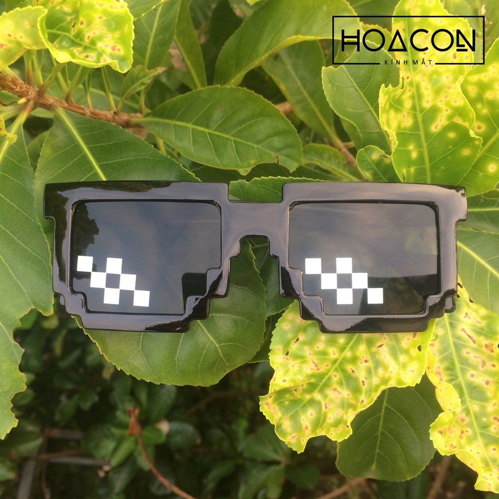 Mắt Kính Thug Life Vuông 6 Chấm (Màu Đen) | BigBuy360 - bigbuy360.vn