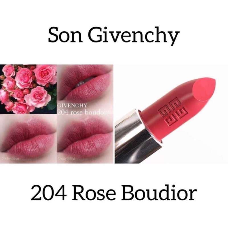 Son Givenchy Le Rouge 204 Rose Boudoir