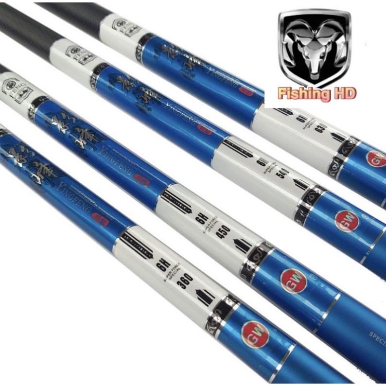 Cần Câu Tay GW 6H YINGFENG Cần Câu Tay Carbon Chất Lượng Cao CC10 chuyencacloailuoichim
