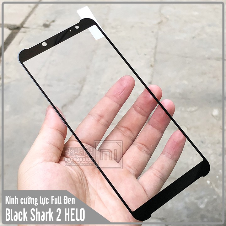 Kính cường lực Xiaomi BLack Shark HELO Full viền đen