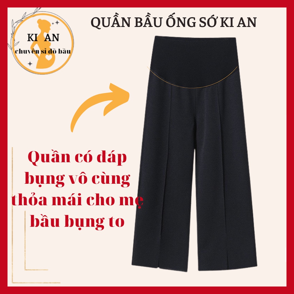 [Hàng cao cấp]Quần bầu sớ loại 1☘quần bầu công sở chất umi đẹp ko phải chất đũi rẻ☘ko xù ko nhăn☘️có chun chỉnh QB202