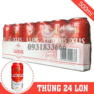 Bia Luxus 8,5% Thùng 24 lon 500ml Nhập Khẩu Bỉ