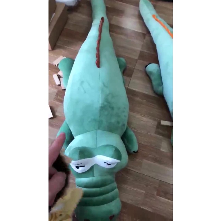 Gấu bông, thú nhồi bông gối ôm hình cá sấu 60cm, 70cm, 1m, 1m4, 1m6-KHANGSTORE.VN