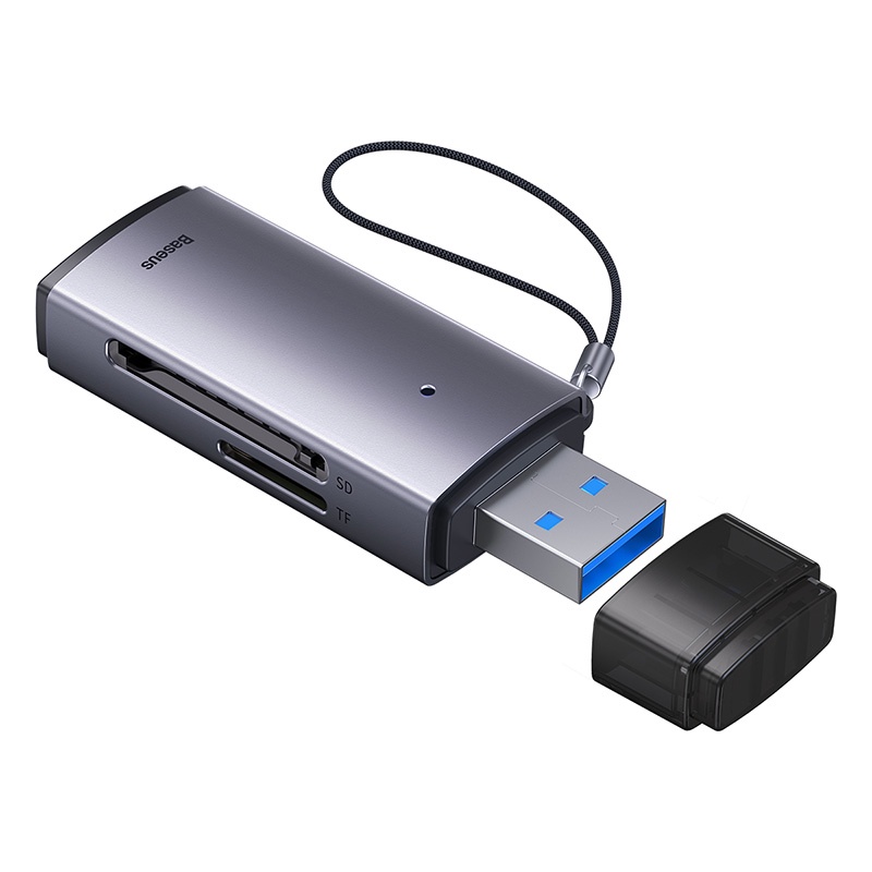 Đầu Đọc Thẻ Nhớ Đa Năng Tốc Độ Cao Baseus Lite Series USB-A & Type