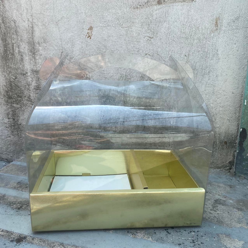 Hộp mica trong đựng hoa bánh làm quà tặng