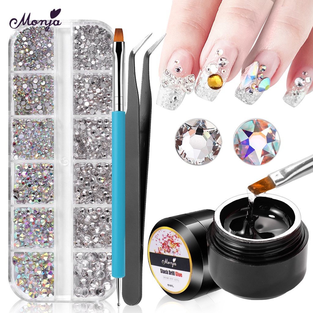 Set 4 dụng cụ làm móng nghệ thuật MONJA DIY 3D thời trang tiện lợi