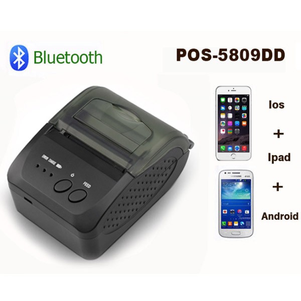 Máy in bill không dây Bluetooth POS 5809dd - Richta 5809dd giá siêu rẻ Khổ in 58mm Bluetooth
