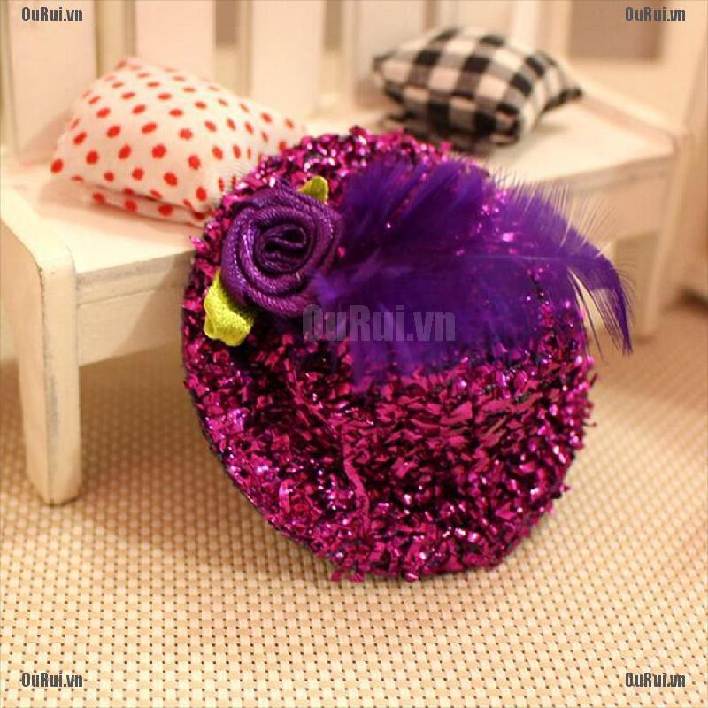 (FCC) Kẹp Tóc mini Hình Nón Lông Vũ Dễ Thương Cho Nữ