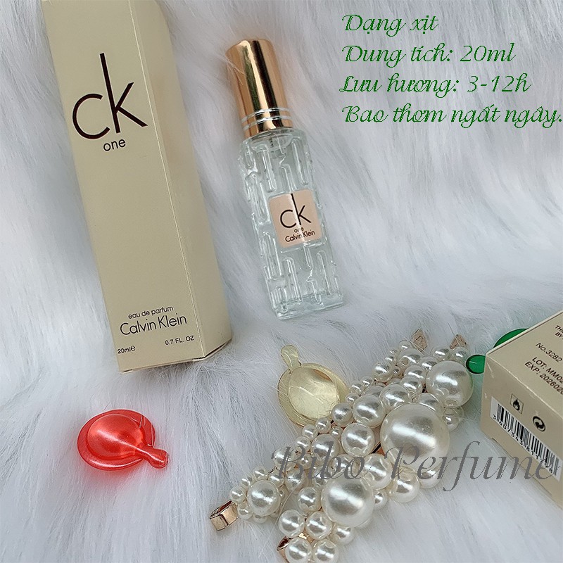 NƯỚC HOA NAM MINI ONE trắng 20ML