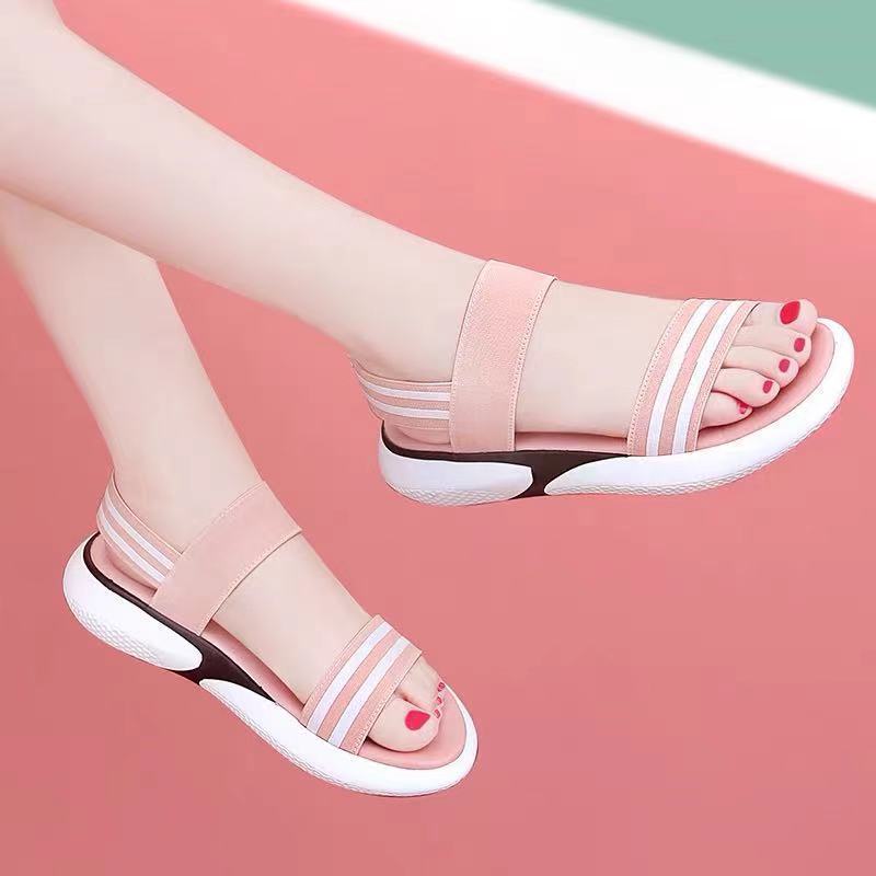 Dép Sandal Đế Mềm Chống Trượt Size 35-43 42 41 Thời Trang Đi Biển Mùa Hè Cho Phụ Nữ Mang Thai
