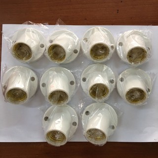 Đui Xoáy Bóng Đèn E27, Đui Xoáy Vát Gắn Tường Chống Chập Cháy