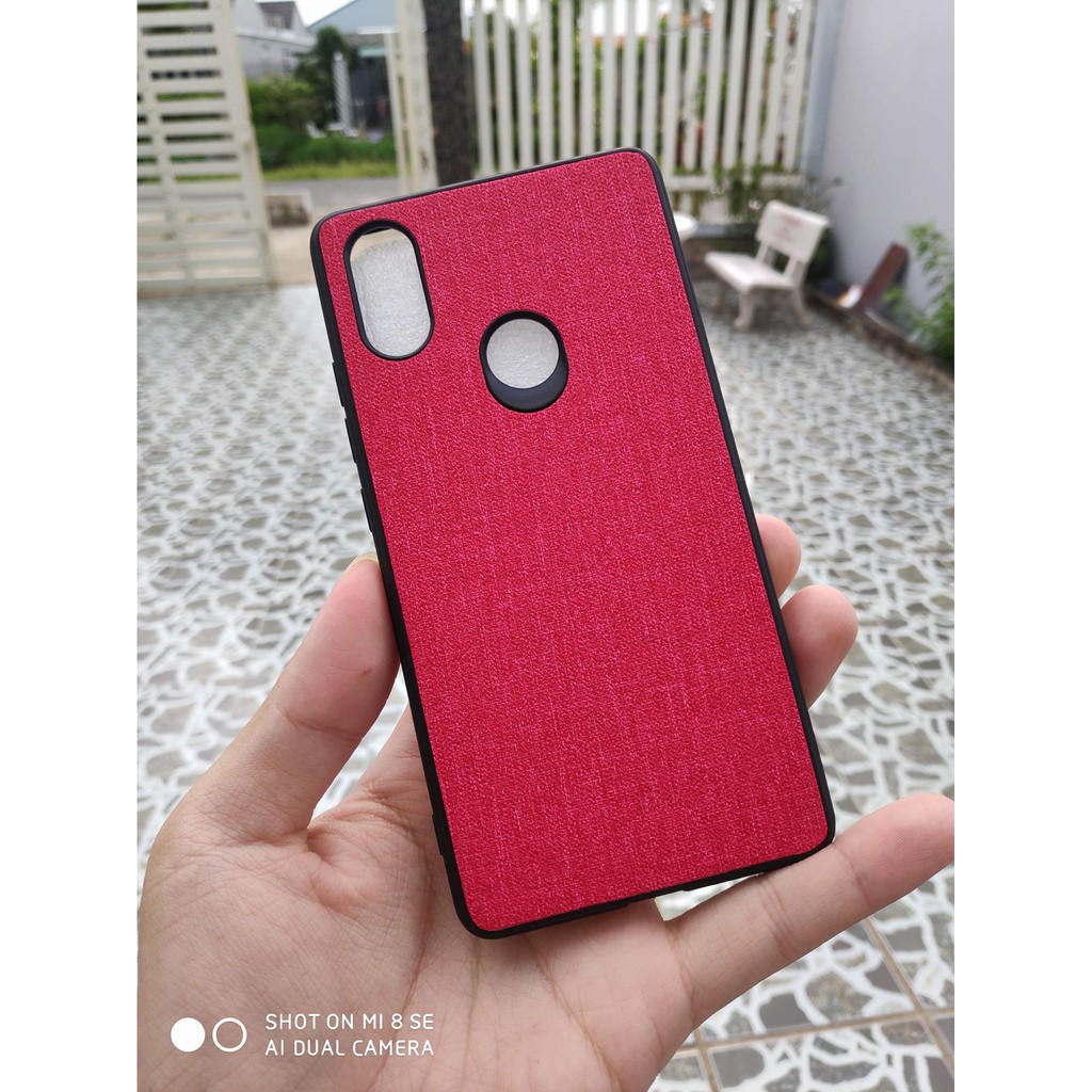Ốp Lưng Xiaomi Redmi Note 6 Pro Vân Vải Jean Bắt Mắt