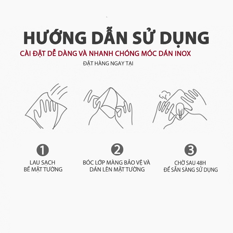 Móc Dán Tường Inox 304 Cao Cấp KOREAWIND - Keo 3M Siêu Dính - Treo Quần Áo, Khăn, Dụng Cụ Bếp, Đồ Nhà Tắm