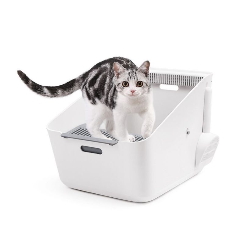 -Có sẵn- Chậu vệ sinh Petkit có khử mùi- Petkit Pura Cat Litter Box