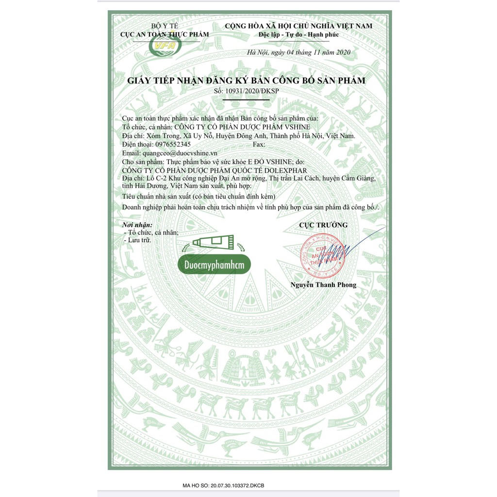 Viên uống vitamin E đỏ Vshine | BigBuy360 - bigbuy360.vn