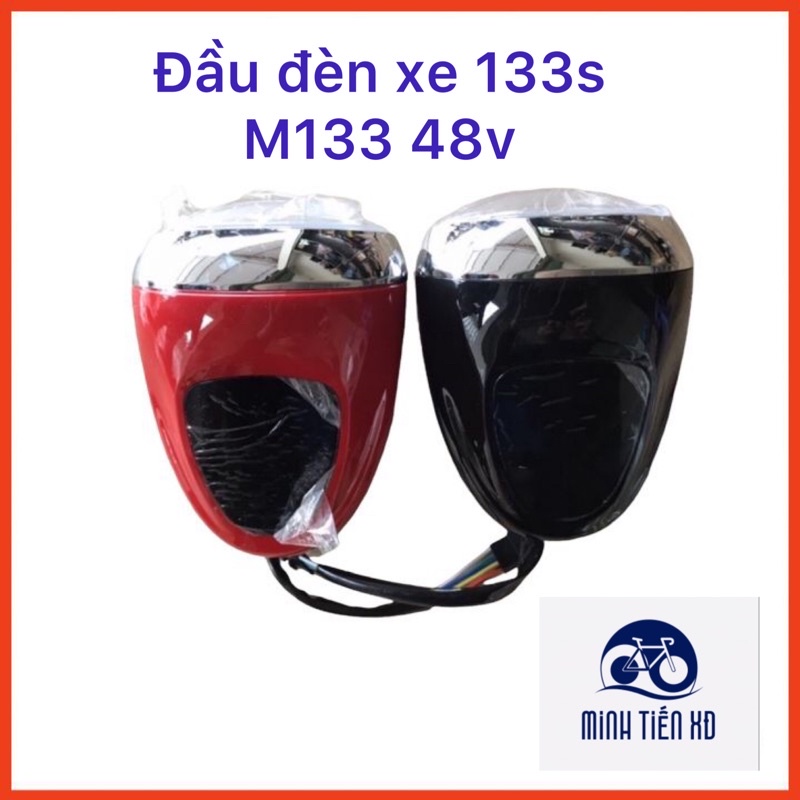 Đầu đèn xe đạp điện, xe máy điện M9 milan 133s,M133 (48v)