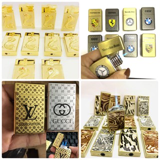 [GIÁ SẬP SÀN] BẬT LỬA ZIPPO MẠ VÀNG KIÊM ĐỒNG HỒ (5071, LM) [SỈ]