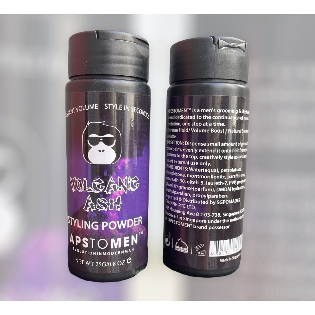 Bột Tạo Phồng Tóc Volcanic Ash Styling Powder 25g dùng cho baber shop, salon tóc _ lovelyangel #1