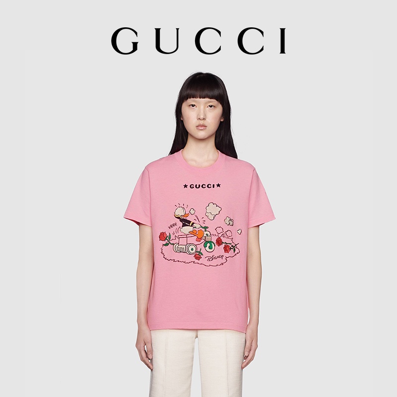 Áo Thun GUCCI In Hoạt Hình Cho Nam Và Nữ