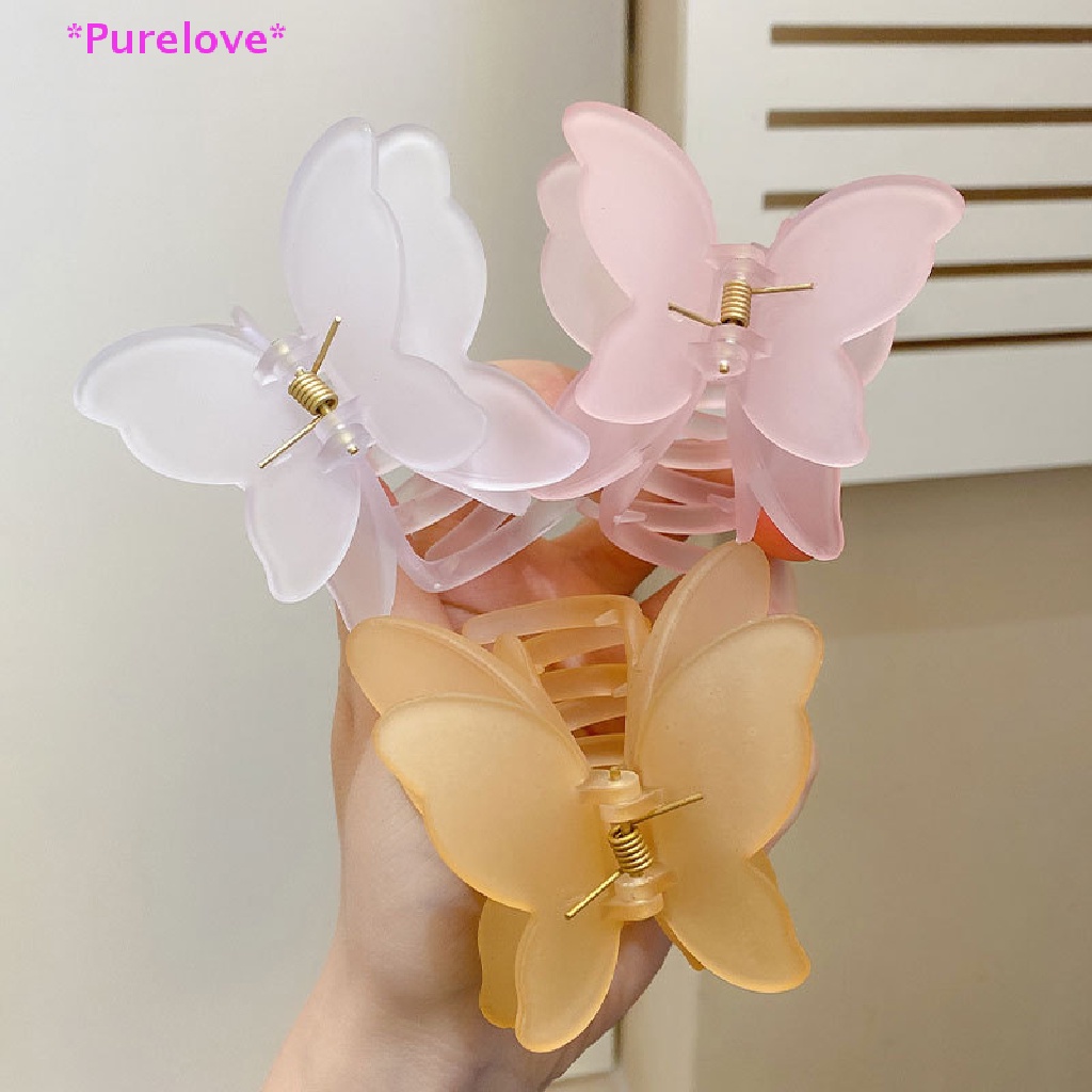 Kẹp Tóc Càng Cua Hai Lớp Màu Nhuộm Gradient Thời Trang Cho Nữ Mới