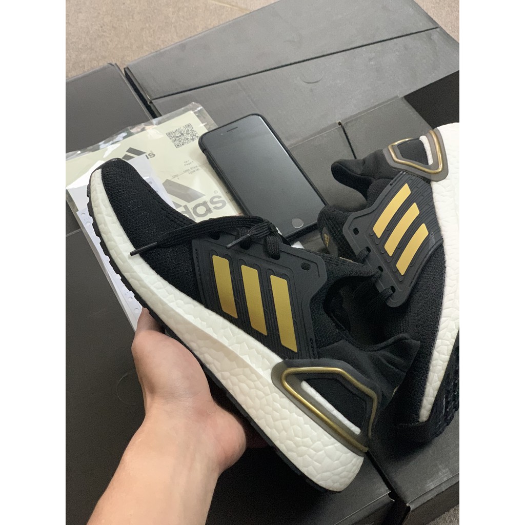 (Ảnh Thật + FullBox) Giày Ultra Boost 6.0 đen vàng