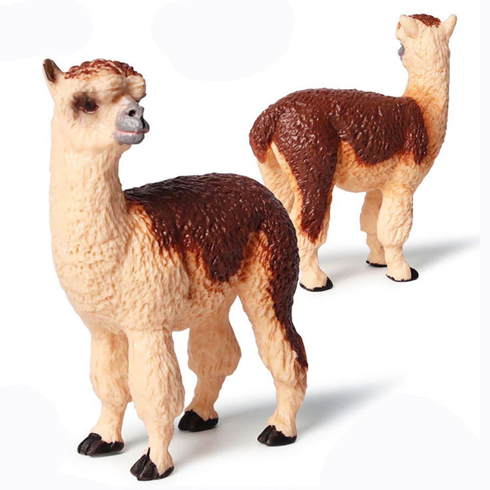 Mô Hình Lạc Đà Alpaca Sống Động Giáo Dục Sớm Cho Bé