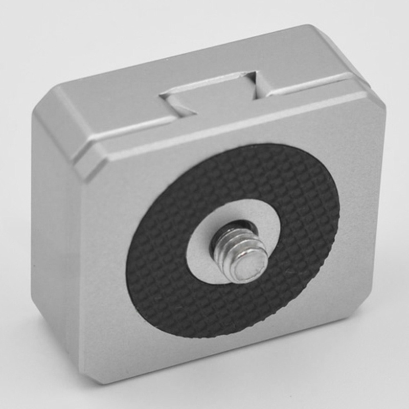 Tấm Chuyển Đổi Tháo Lắp Nhanh Đa Năng Với Lỗ Vít 1 / 4in Phù Hợp Với Tất Cả PTZ Và Camera Màu Đen