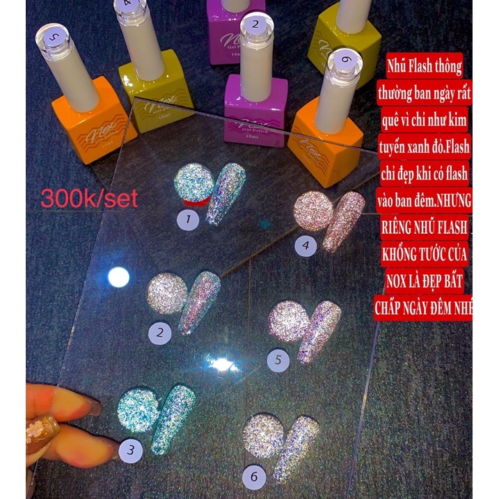 Set Sơn Gel Flash Khổng Tước