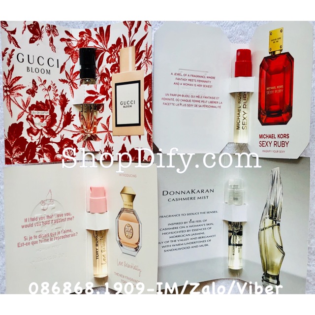 Vial Sample Nước Hoa Chính Hãng | Thế Giới Skin Care