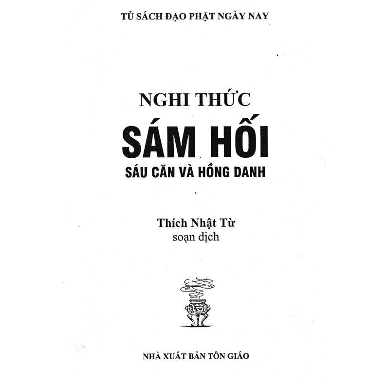 Sách - Nghi thức sám hối sáu căn và hồng danh