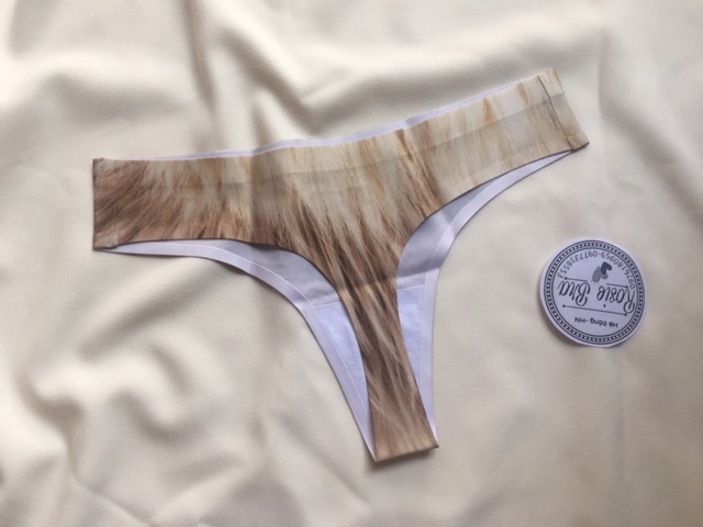 Quần Lót Lọt Khe Không Đường May Hoạ Tiết Mèo P130