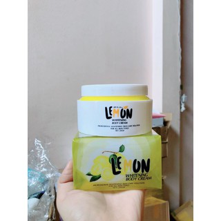 Kem body Lemon Chanh có hạt vitamin