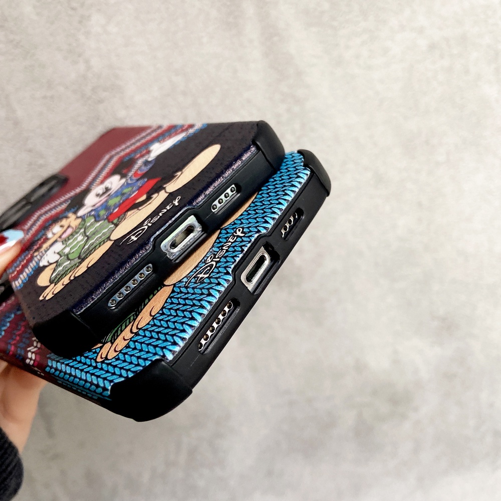 Ốp Điện Thoại Mềm Chống Rơi Hình Mickey Cho iPhone 11 12 13 Pro Max iPhone XR Xs Max 7 8 Plus