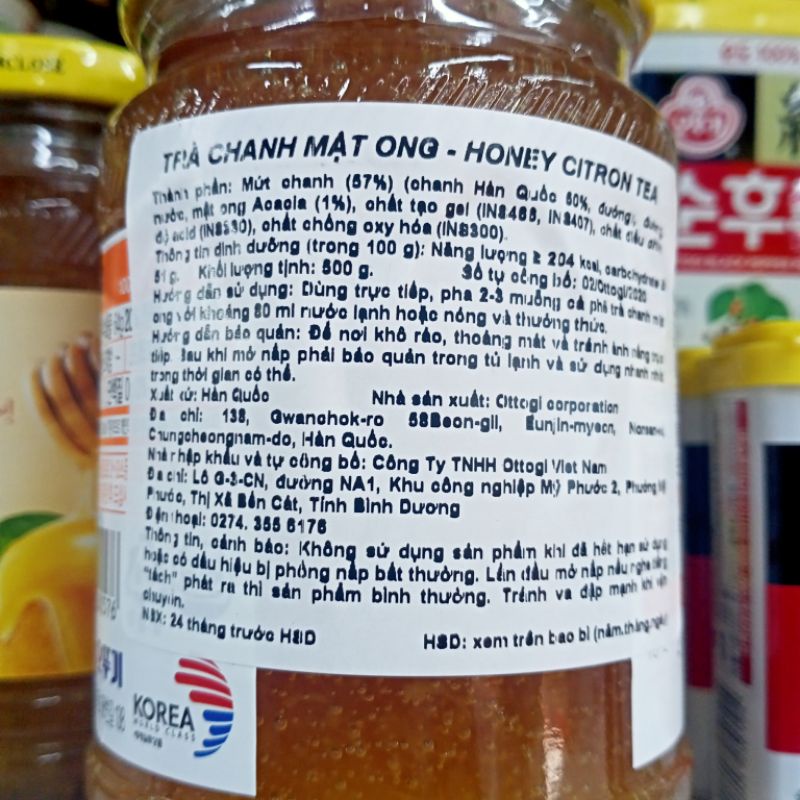 Trà chanh mật ong Hàn Quốc - LEMON HONEY TEA