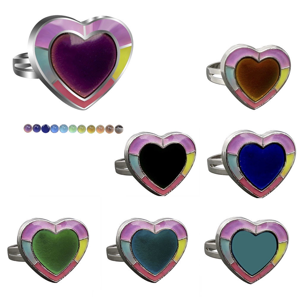 1 Nhẫn Hình Mặt Trăng, Bươm Bướm, Trái Tim, Có Thể Điều Chỉnh Nhiệt Độ