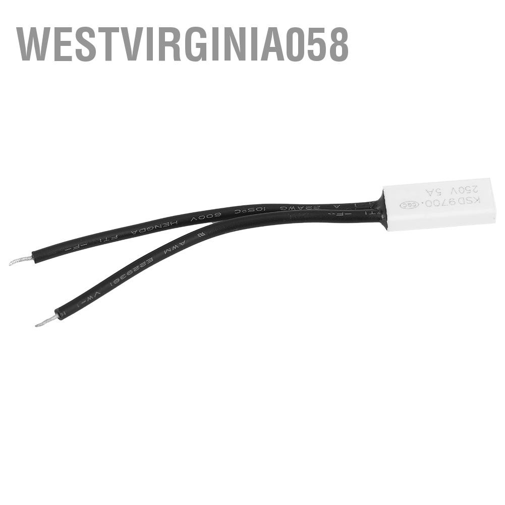Hàng Hot 2 cái KSD9700 Công tắc điều khiển nhiệt độ thường đóng Bộ bảo vệ nhiệt Đầu dò nhựa Hàng giao ngayWestvirginia058
