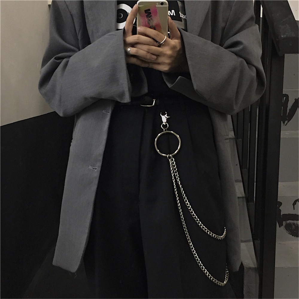 Thắt Lưng Dây Xích Kim Loại Thời Trang Cho Nữ