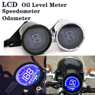 LCD Kỹ thuật số đa năng Máy đo tốc độ Xe máy Đồng hồ tốc độ Đồng hồ đo mức