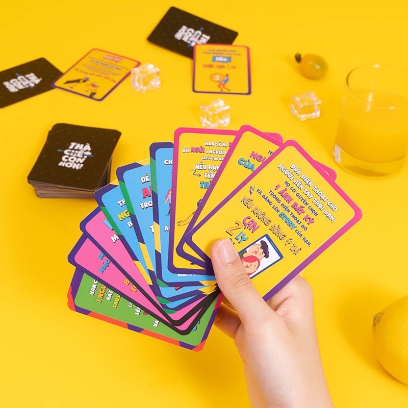 Bộ Bài Huệ Bản Đặc Biệt TCCH - Drinking Game Hot Trend Cho Nhóm Bạn Tụ Tập Liên Hoan Ăn Nhậu Uống Cực Vui