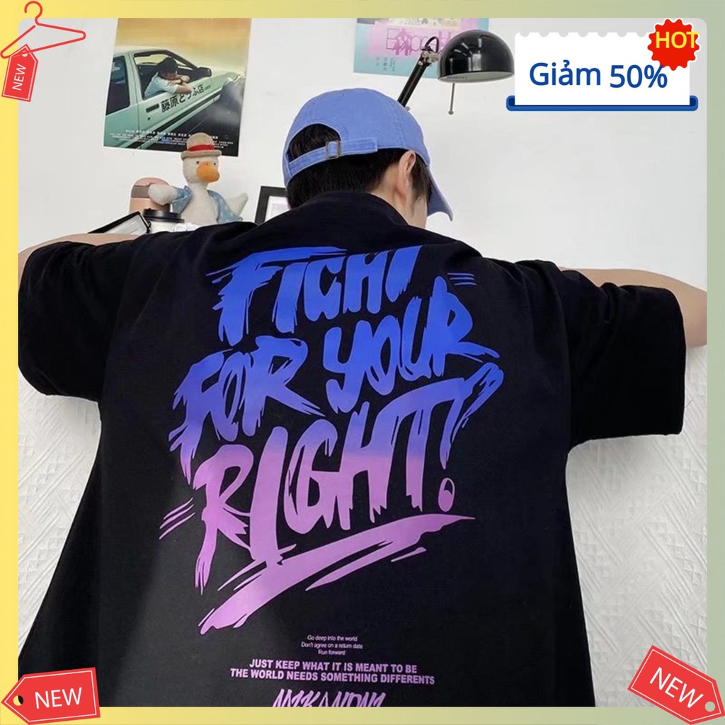 Áo Thun nam nữ Unisex  Áo Phông Unisex Form Rộng Cotton Oversize Rẻ In Chữ Phản Quang Hàn Quốc | BigBuy360 - bigbuy360.vn