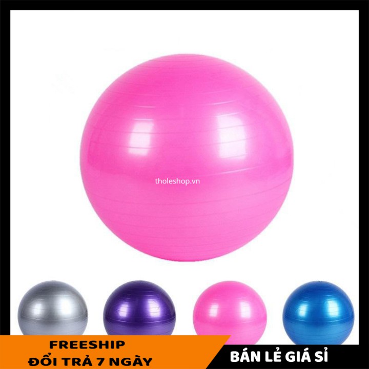 Dụng cụ tập luyện SALE ️ Bóng tập yoga Fitness Ball 75cm (loại 1), chịu lực tốt, độ bền cao 5336