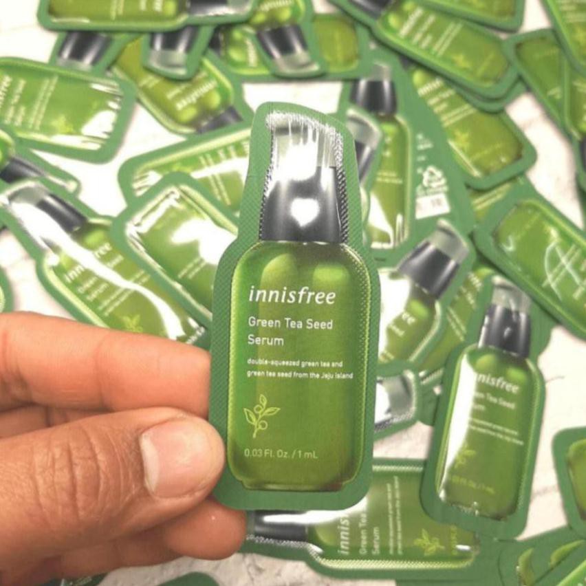 Sample kem dưỡng da trà xanh Innisfree The Green Tea Seed Cream