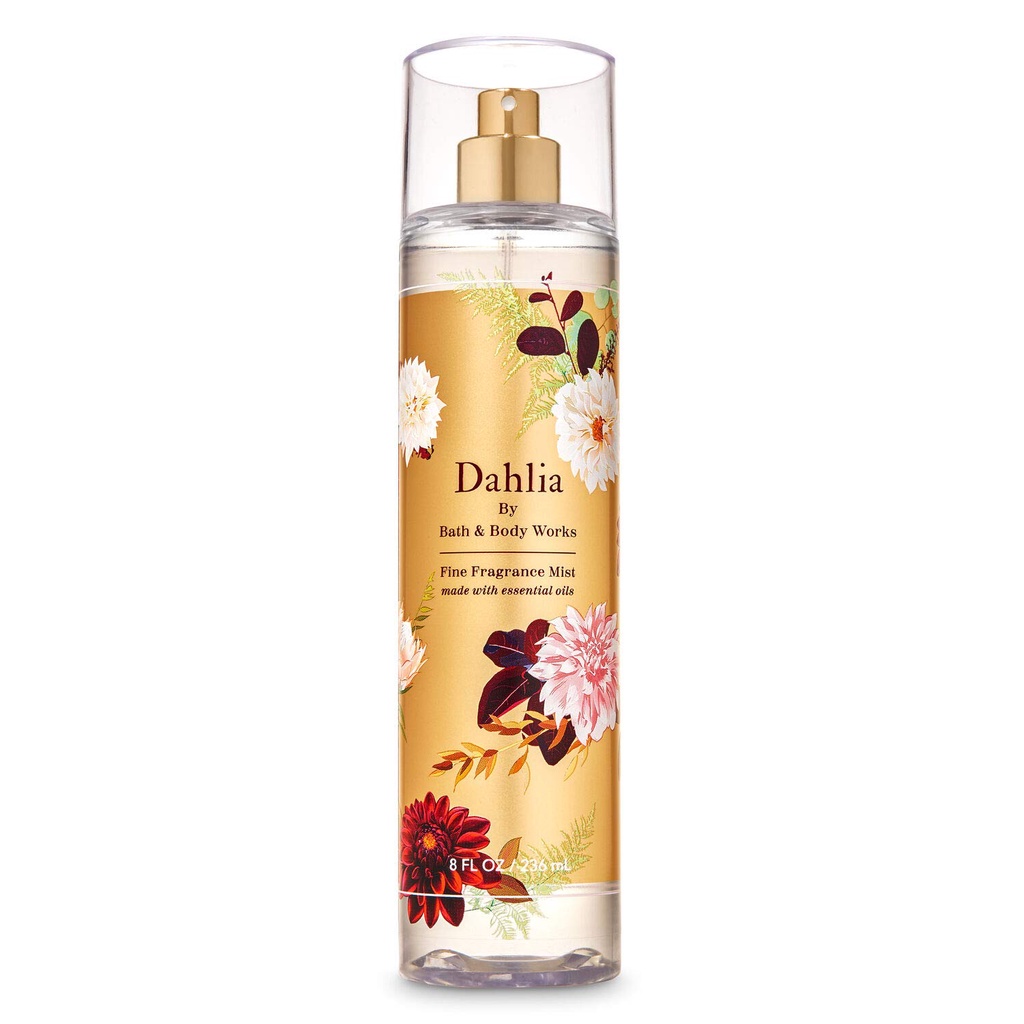 Xịt thơm toàn thân Bath &amp; Body Works - DAHLIA (236mL)