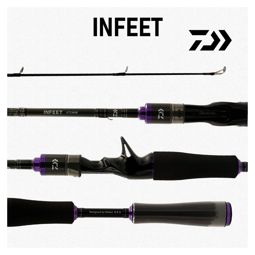 CẦN CÂU LURE MÁY NGANG DAIWA INFEET