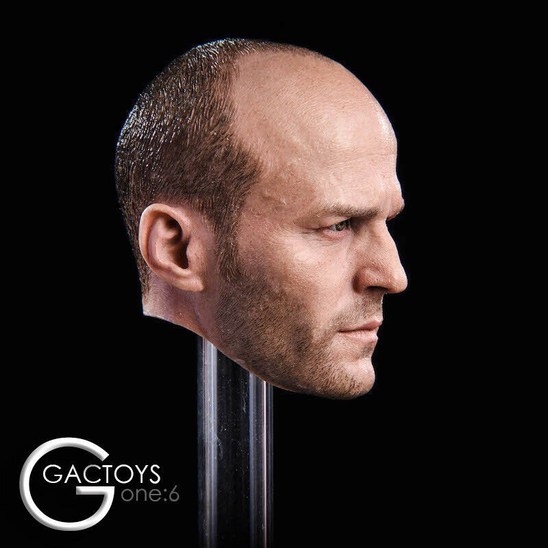 Mô hình đầu nhân vật Jason Statham GACTOYS GC023 tỷ lệ 1/6 12''