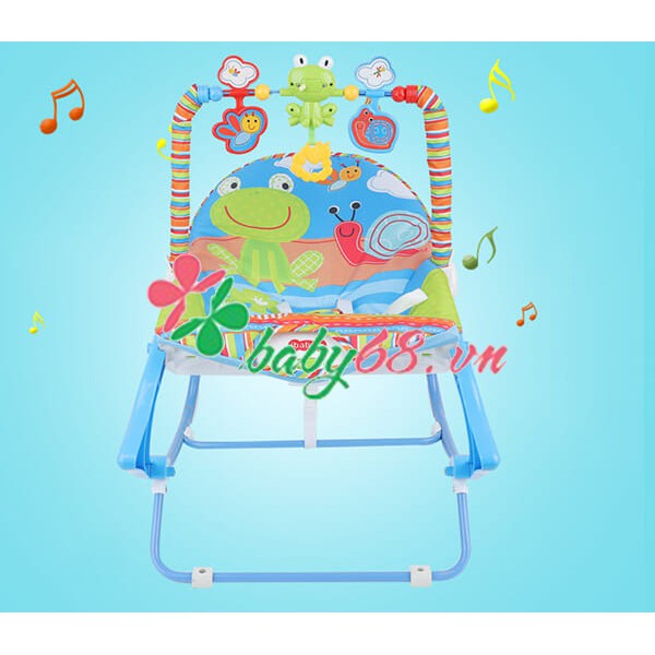 Ghế bập bênh và rung Ibaby Rocker 68126