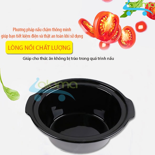 Nồi nấu chậm BBCooker BS25 Hàn Quốc lõi sứ siêu dày 2.5L ⚡ Nồi nấu cháo dinh dưỡng cho bé ⚡ Nồi kho cá hầm xương...0